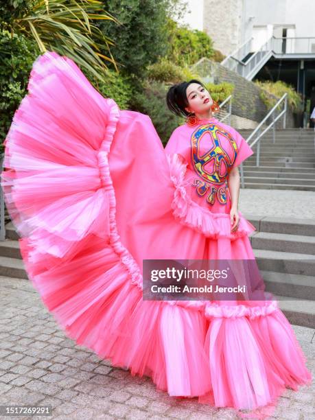 Fan Bingbing attends the Viktor & Rolf Haute Couture Fall/Winter 2023/2024 show as part of Paris Fashion Week on July 05, 2023 in Paris, France.