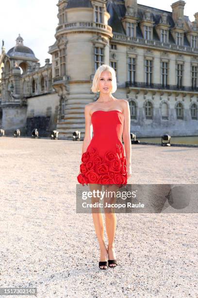 Olympia of Greece attends the Valentino Haute Couture Fall/Winter 2023/2024 show as part of Paris Fashion Week at Chateau de Chantilly on July 05,...