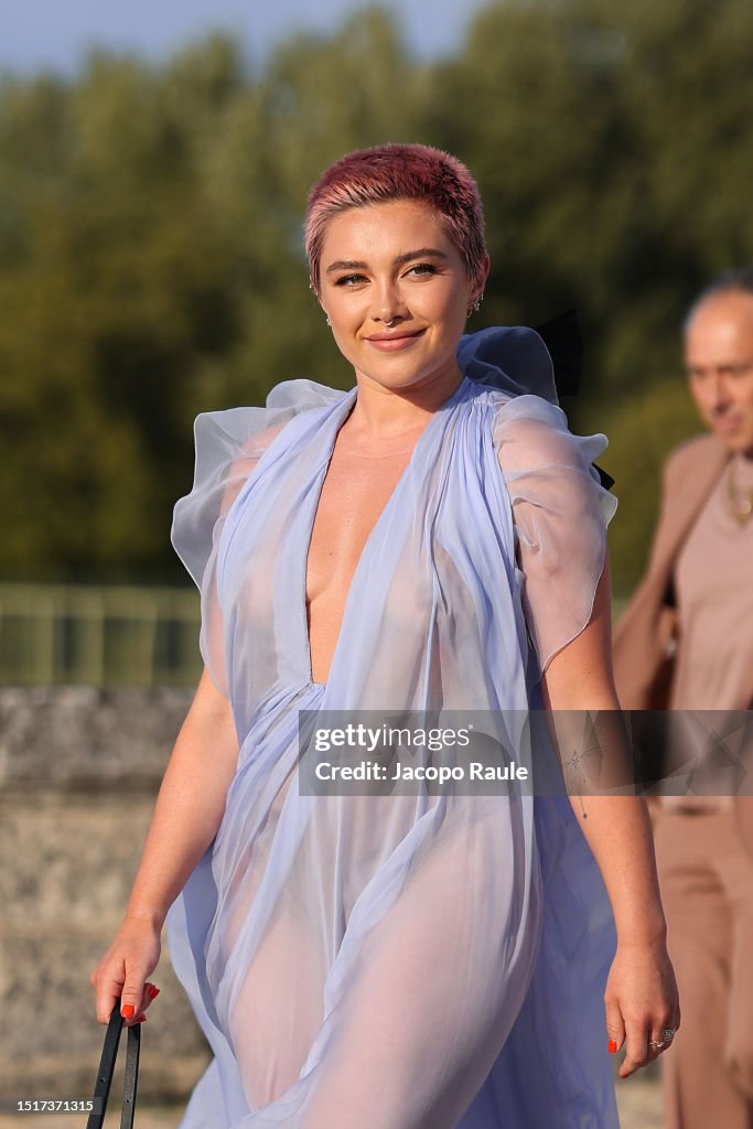 Florence Pugh attends the Valentino Haute Couture Fall/Winter... News ...