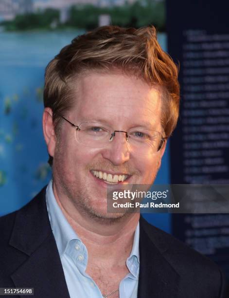 Director Andrew Stanton arrives at "Finding Nemo" Disney Digital 3D - Los Angeles Premiere at the El Capitan Theatre on September 10, 2012 in...