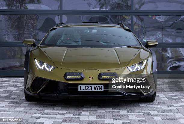 July 5: The Lamborghini Huracan Sterrato at HROwen Lamborghini in Hatfield, Hertfordshire. The Sterrato is an off-road version of the Huracan, adding...