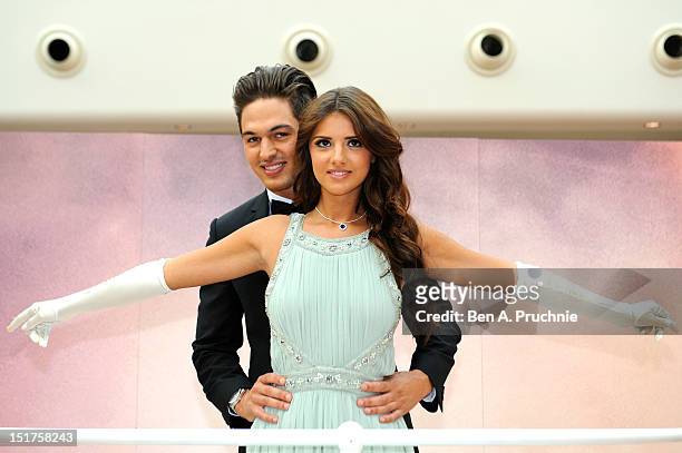 The Only Way Is Essex lovebirds Mario Falcone and Lucy Mecklenburgh open a replica of Rose's cabin at Westfield to launch Titanic on Blu-ray and...