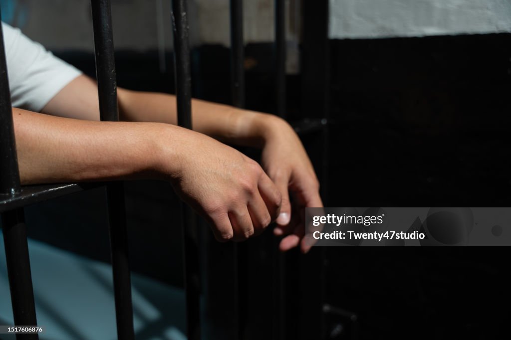 The prisoner in jail