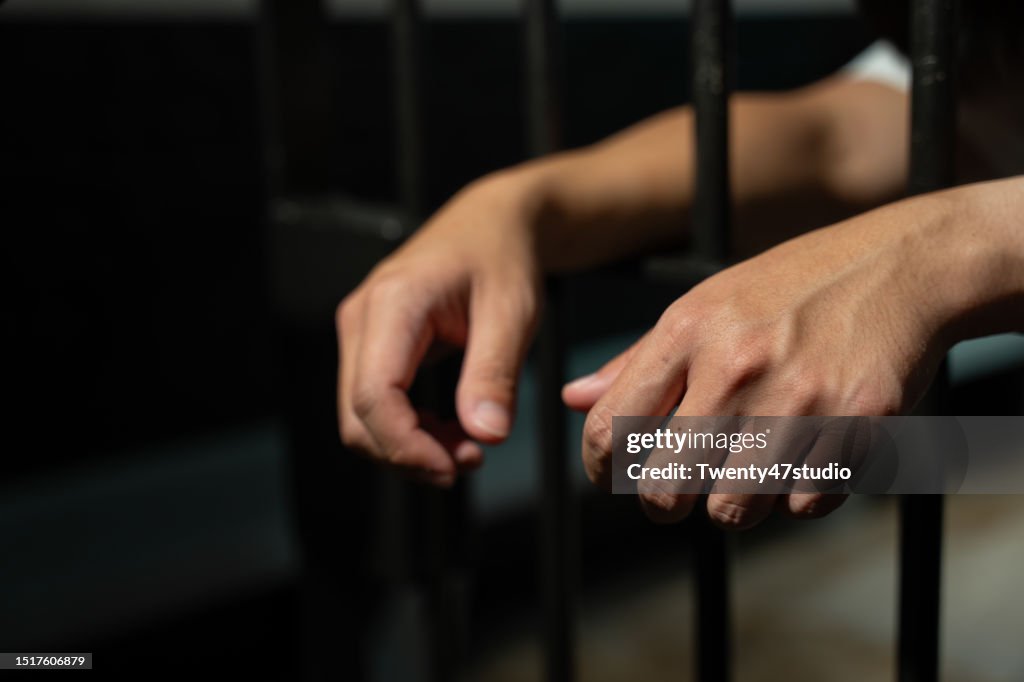 The prisoner in jail