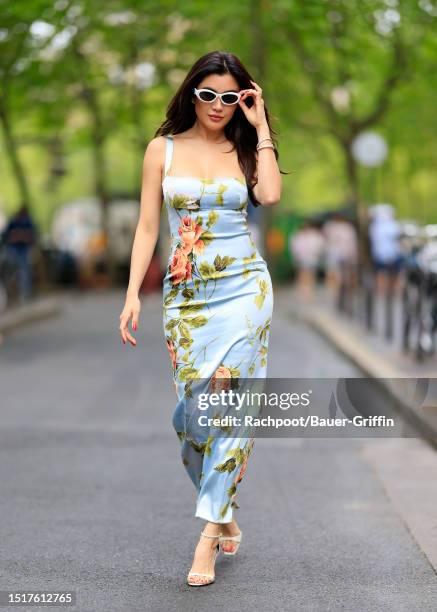 Praya Lundberg is seen on July 05, 2023 in Paris, France.