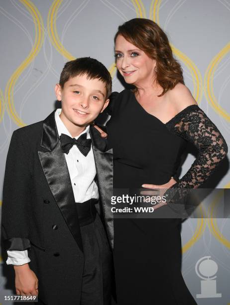 Eli Benjamin Wahl and Rachel Dratch at the 75th Annual Tony Awards held at Radio City Music Hall on June 12th, 2022 in New York City.
