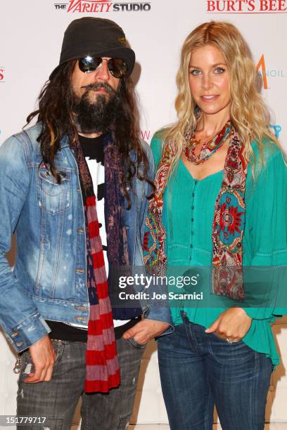 Director Rob Zombie and actress Sheri Moon Zombie attend the Variety Studio Presented By Moroccanoil during the Toronto International Film Festival...