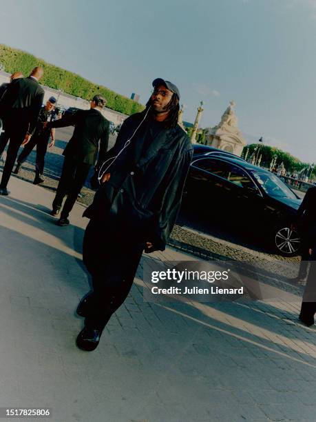 Devonté Hynes at Hotel de la Marine on July 05, 2023 in Paris, France.