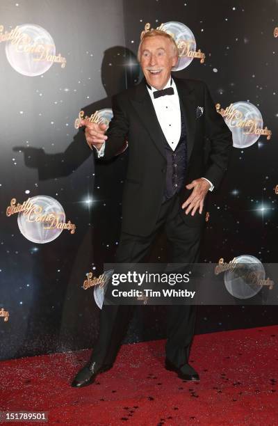 Presenter Bruce Forsyth attends the launch of Strictly Come Dancing 2012 at BBC Television Centre on September 11, 2012 in London, England.