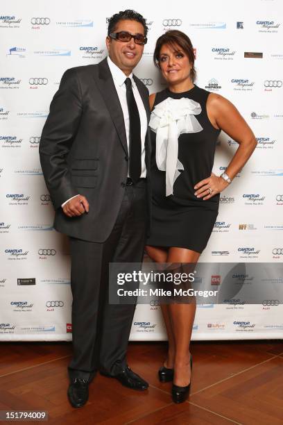 Personalities Rich Wakile and Kathy Wakile attend Cantor Fitzgerald & BGC Partners host annual charity day on 9/11 to benefit over 100 charities...