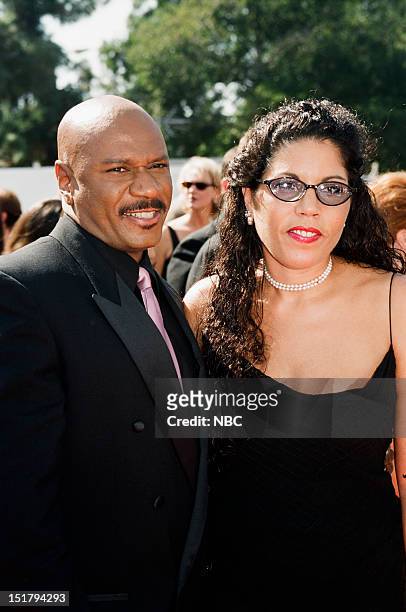 Pictured: Ving Rhames, wife Valerie Rhames arrives at the 50th Annual Primetime Emmy Awards held at the Shrine Auditorium in Los Angeles, CA on...