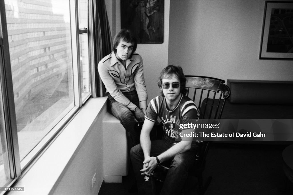 Elton John And Bernie Taupin In NYC