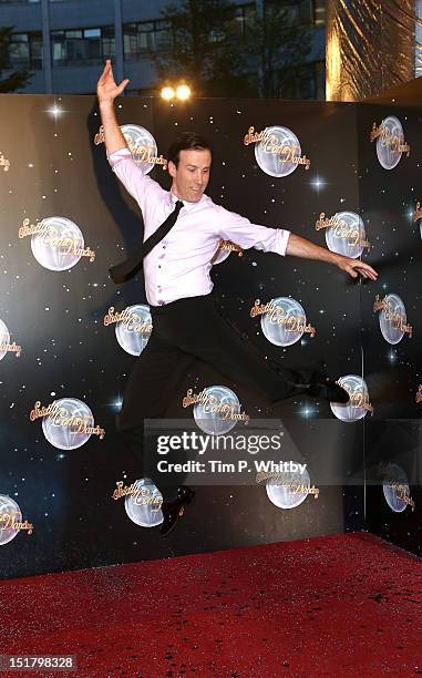 Anton du Beke attends the launch of Strictly Come Dancing 2012 at BBC Television Centre on September 11, 2012 in London, England.