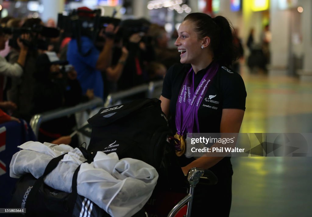 New Zealand Paralympians Arrive Home