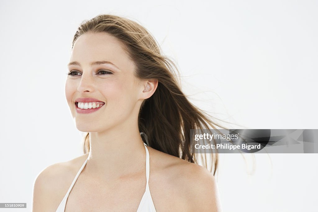 Portrait of smiling woman