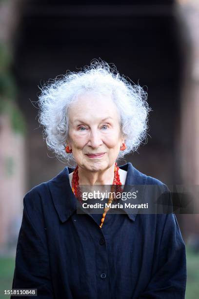 Margaret Atwood attends the "LETTERATURE" - Rome International Festival at Colosseum Archaeological Park on July 05, 2023 in Rome, Italy.