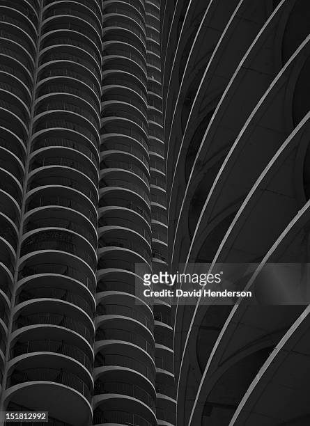 low angle view of chicago highrise - chicago black and white stock pictures, royalty-free photos & images