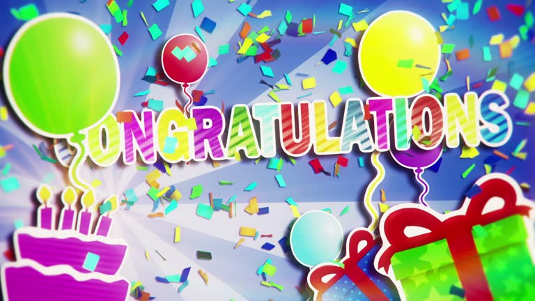 Congrats Video 1,815 Congratulations Card Stock Videos, Footage, & 4K Video Clips ...