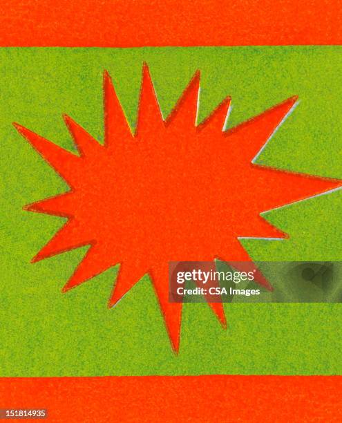 red burst - firework explosive material stock illustrations