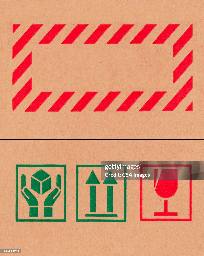 Box Annotation Symbol Packaging Box Symbols High-Res Vector Graphic - Getty Images