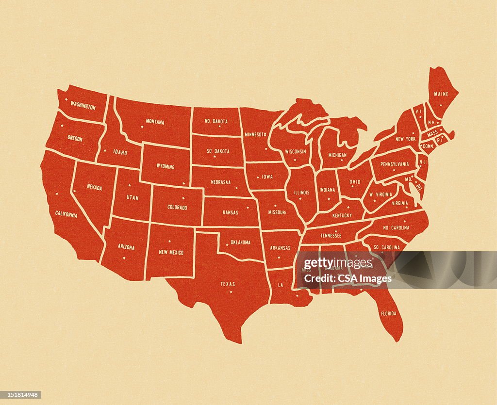 Map of the United States