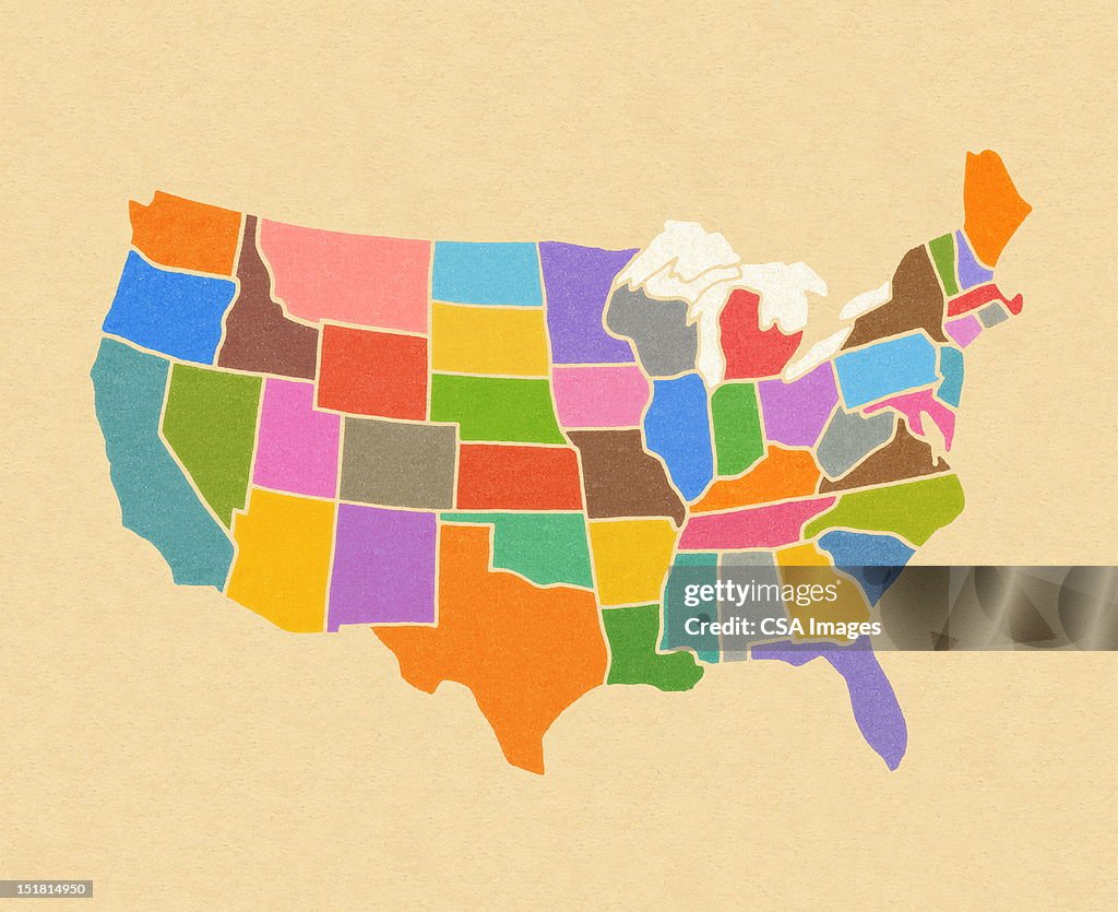 Map of the United States