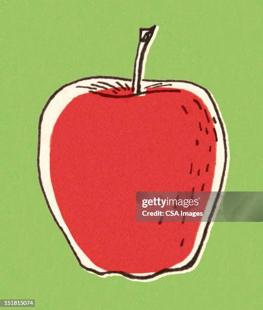 apple - apple fruit stock illustrations