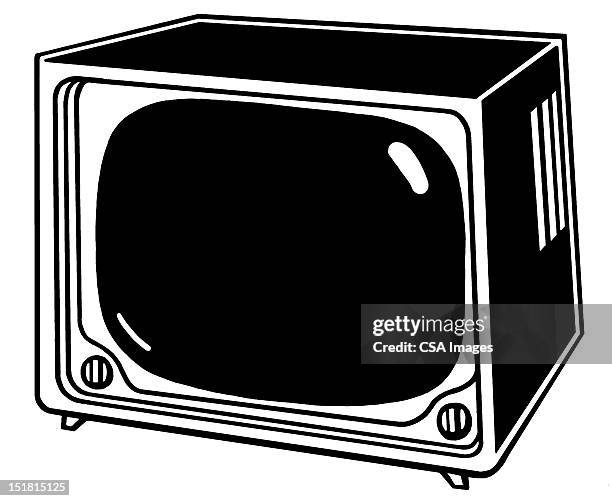 television set - big screen stock illustrations