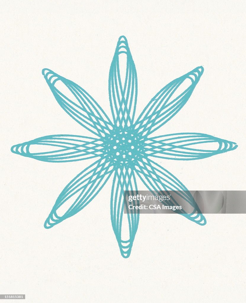 Flowey Line Design Blue Flower Line Design High-Res Vector Graphic - Getty Images