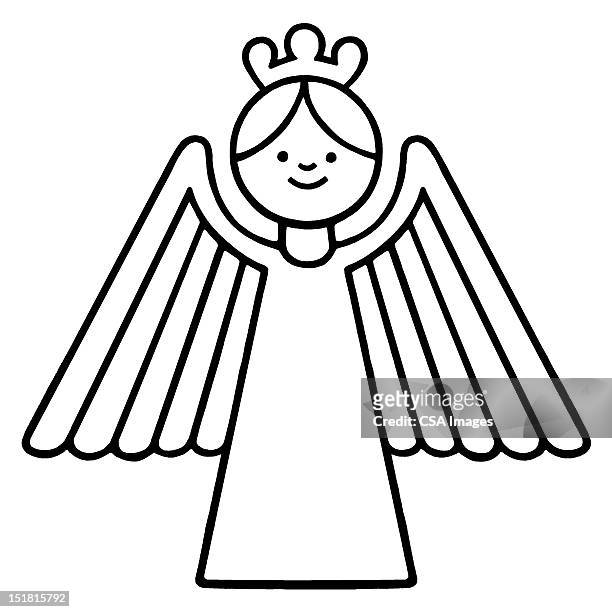 626 Angel Wings Outline Photos and Premium High Res Pictures - Getty Images