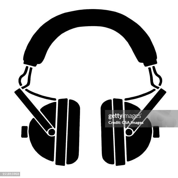 bildbanksillustrationer, clip art samt tecknat material och ikoner med headphones - hörlurar