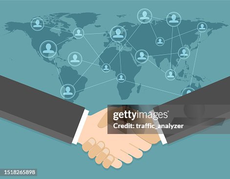 Handshake - flat design Handshake - flat design