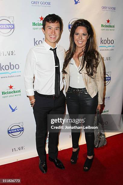 Canadian Figure Skater Patrick Chan and Lisa McCann attend the "Passion" After Party during the 2012 Toronto International Film Festival at 1812 on...