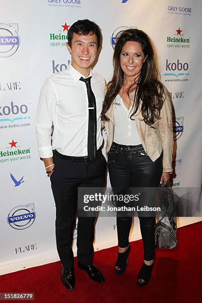 Canadian Figure Skater Patrick Chan and Lisa McCann attend the "Passion" After Party during the 2012 Toronto International Film Festival at 1812 on...