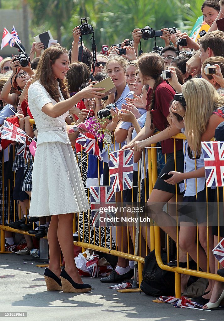 The Duke And Duchess Of Cambridge Diamond Jubilee Tour - Day 2