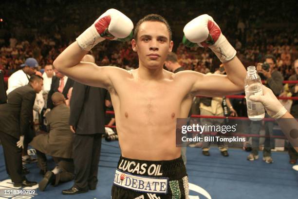 June 9: Julio Cesar Chavez Jr defeats Grover Wiley at Madison Square Garden on June 9th, 2007 in New York City.