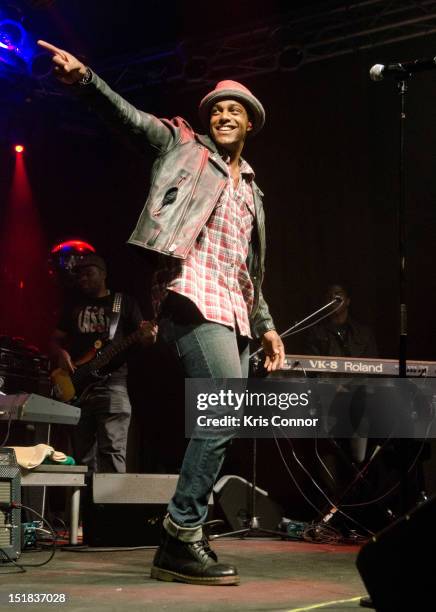 Austin Brown performs during the Music Choice Sponsors "An Evening Of Diversity In Style"NAMIC Post-Conference Entertainment at Highline Ballroom on...