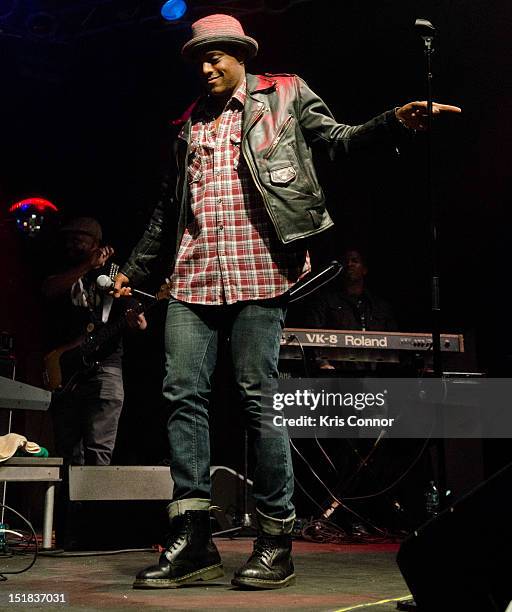 Austin Brown performs during the Music Choice Sponsors "An Evening Of Diversity In Style"NAMIC Post-Conference Entertainment at Highline Ballroom on...