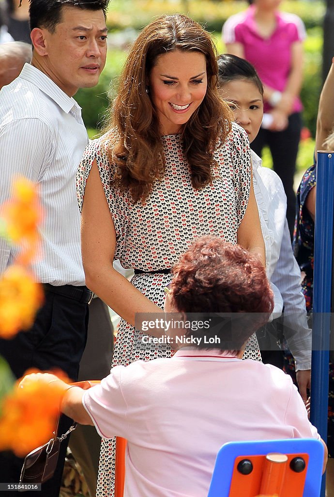 The Duke And Duchess Of Cambridge Diamond Jubilee Tour - Day 1