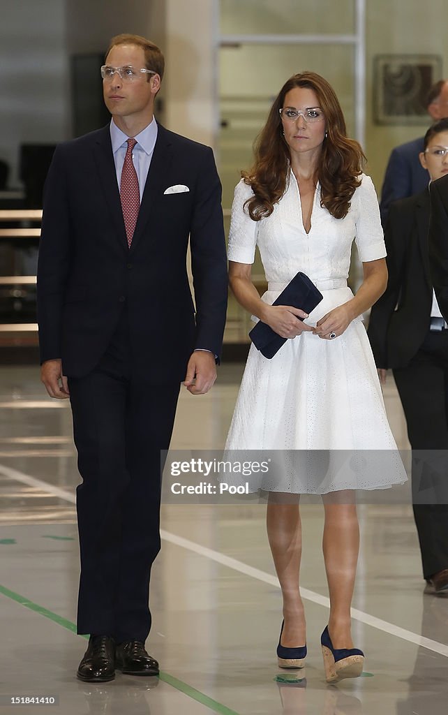 The Duke And Duchess Of Cambridge Diamond Jubilee Tour - Day 2