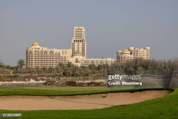 The Waldorf Astoria Ras Al Khaimah hotel and golf course in Al Hamra in Ras Al Khaimah, United Arab Emirates, on Sunday, June 25, 2023. Ras Al...