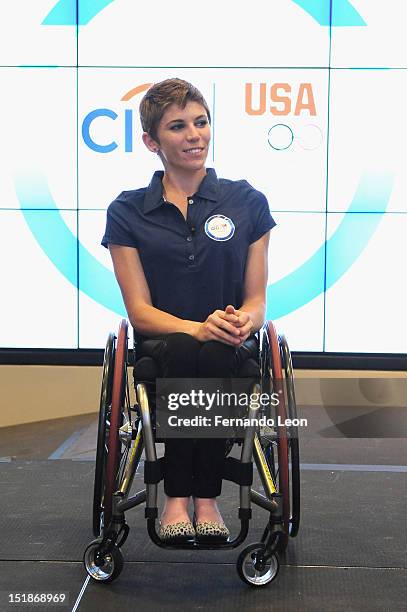 Amanda McGrory attends Citi's Every Step of the Way Culmination Event at a Citibank Branch in midtown on September 12, 2012 in New York City.