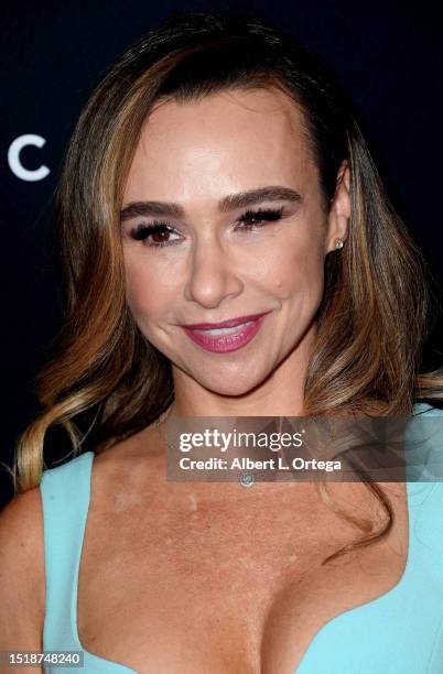 Danielle Harris attends the Los Angeles Premiere Of Vertical Entertainment's "Natty Knocks" held at Harmony Gold on June 30, 2023 in Los Angeles,...