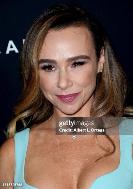 Danielle Harris attends the Los Angeles Premiere Of Vertical Entertainment's "Natty Knocks" held at Harmony Gold on June 30, 2023 in Los Angeles,...