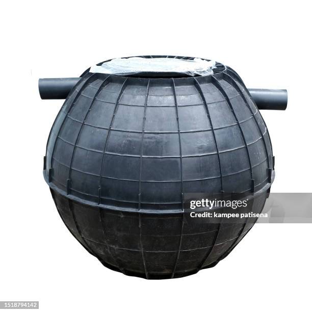 eco-friendly septic tank system: sustainable waste management solution - construction home sewage treatment plant stock pictures, royalty-free photos & images