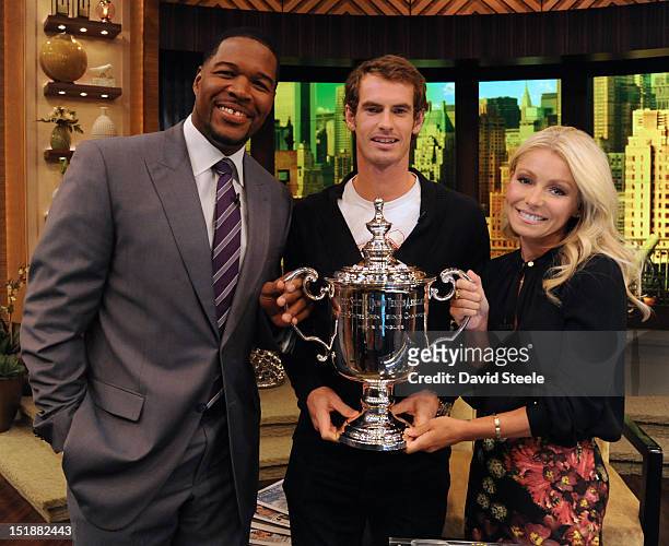 Open Men’s Champion ANDY MURRAY appears on the newly-rechristened syndicated talk show, LIVE! with Kelly and Michael," distributed by Disney-Walt...