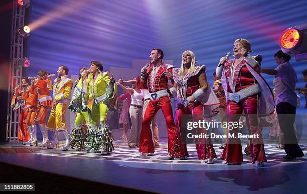 Guest performers Anneka Rice, Penny Smith and Vanessa Feltz perform with cast members Neil Roberts, Kim Ismay, Gary Milner, Sally Ann Triplett, James...