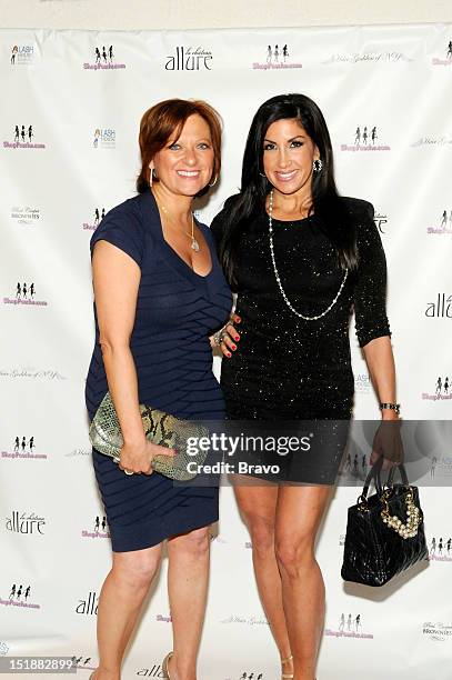 Bald Canary Sings" Episode 419 -- Pictured: Caroline Manzo, Jaqueline Laurita --