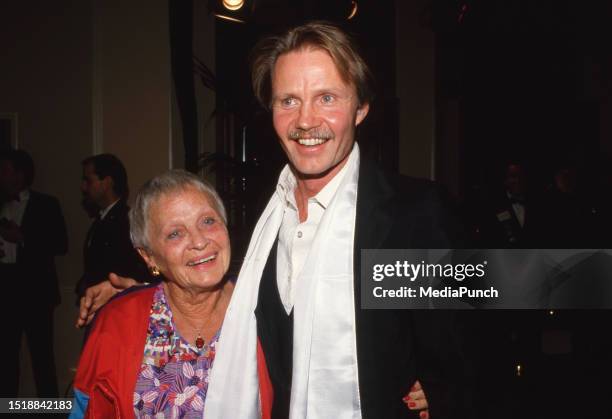 Jon Voight and mother Barbara Voight Circa 1980's