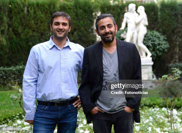 Directors Olivier Nakache and Eric Toledano attend the tribute of the French Embassy to 'The Intouchables' at the French Ambassador's Residence on...